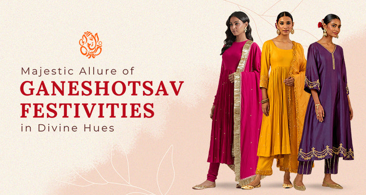 ganesh chaturthi dress for ladies Ganesh Chaturthi Dresses & Ethnic Wear for Women 2025 Kahva Jaipur
