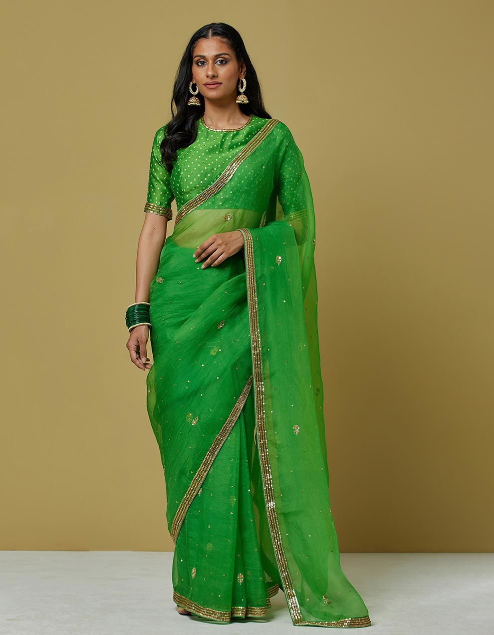 green-embroidery-printed-chanderi-blouse
