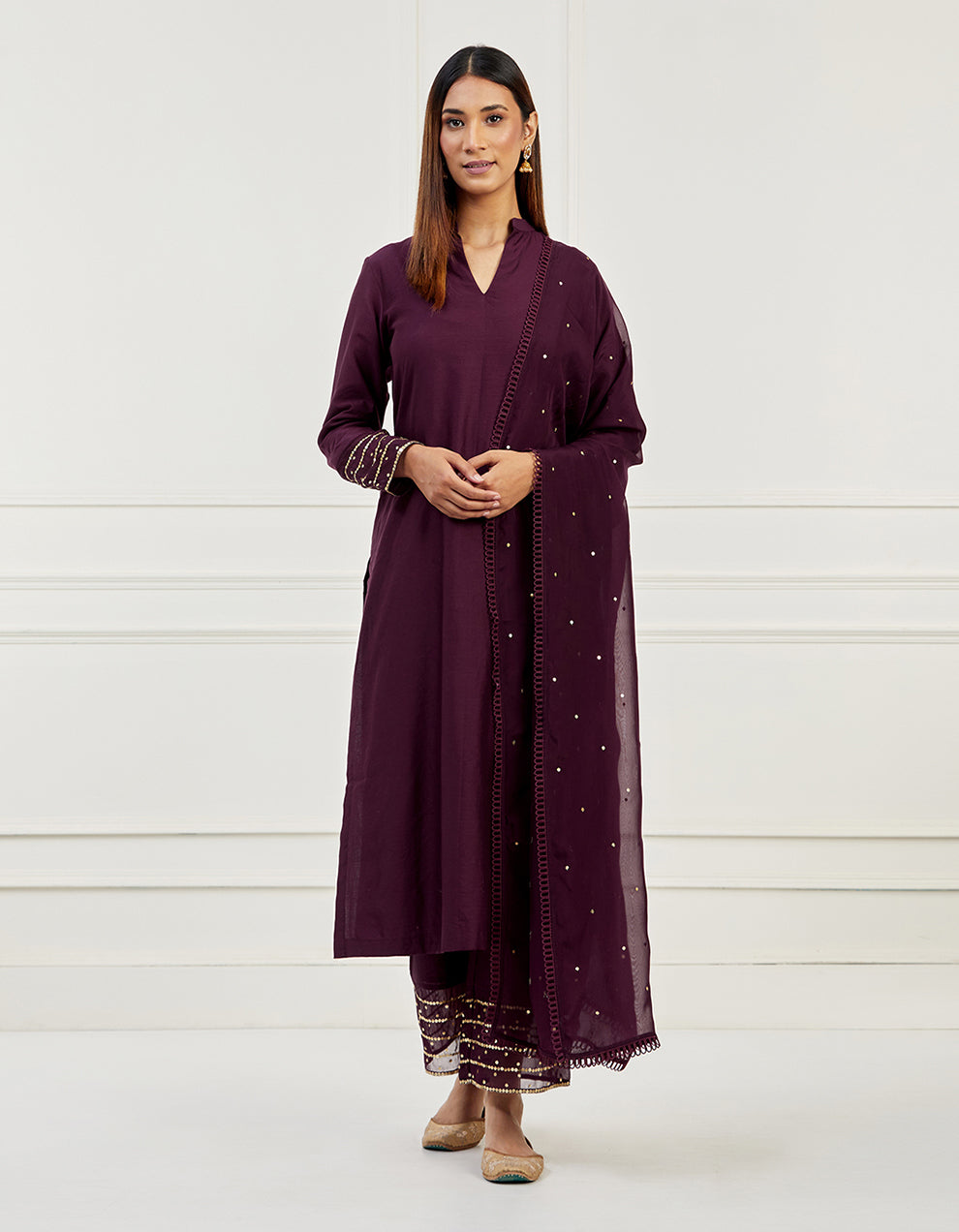 purple-embroidery-chanderi-kurta-with-pants-and-dupatta