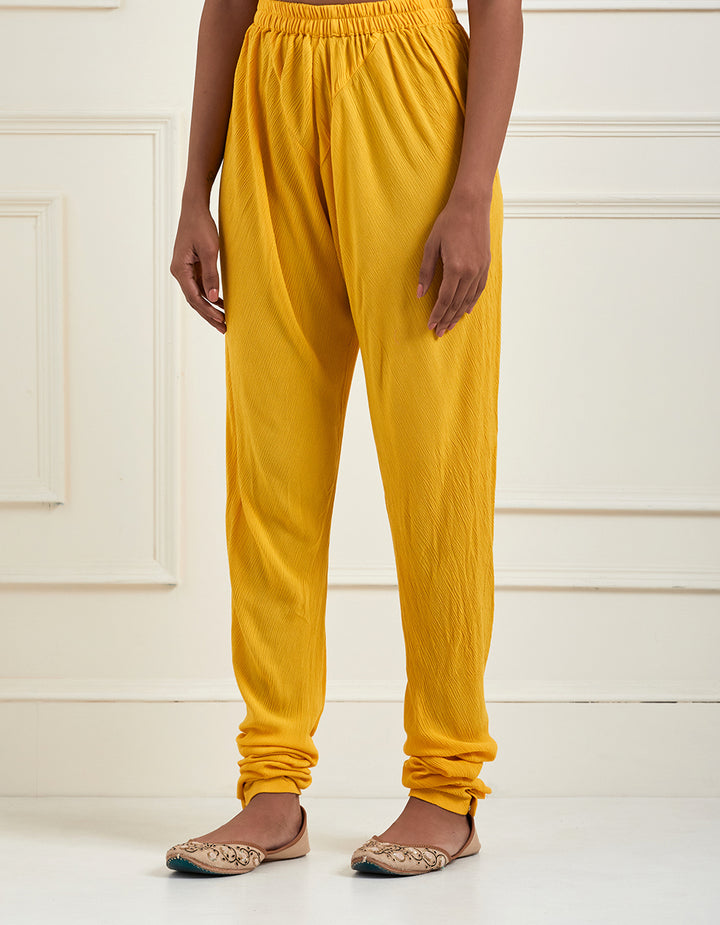 Yellow Churidar Pants