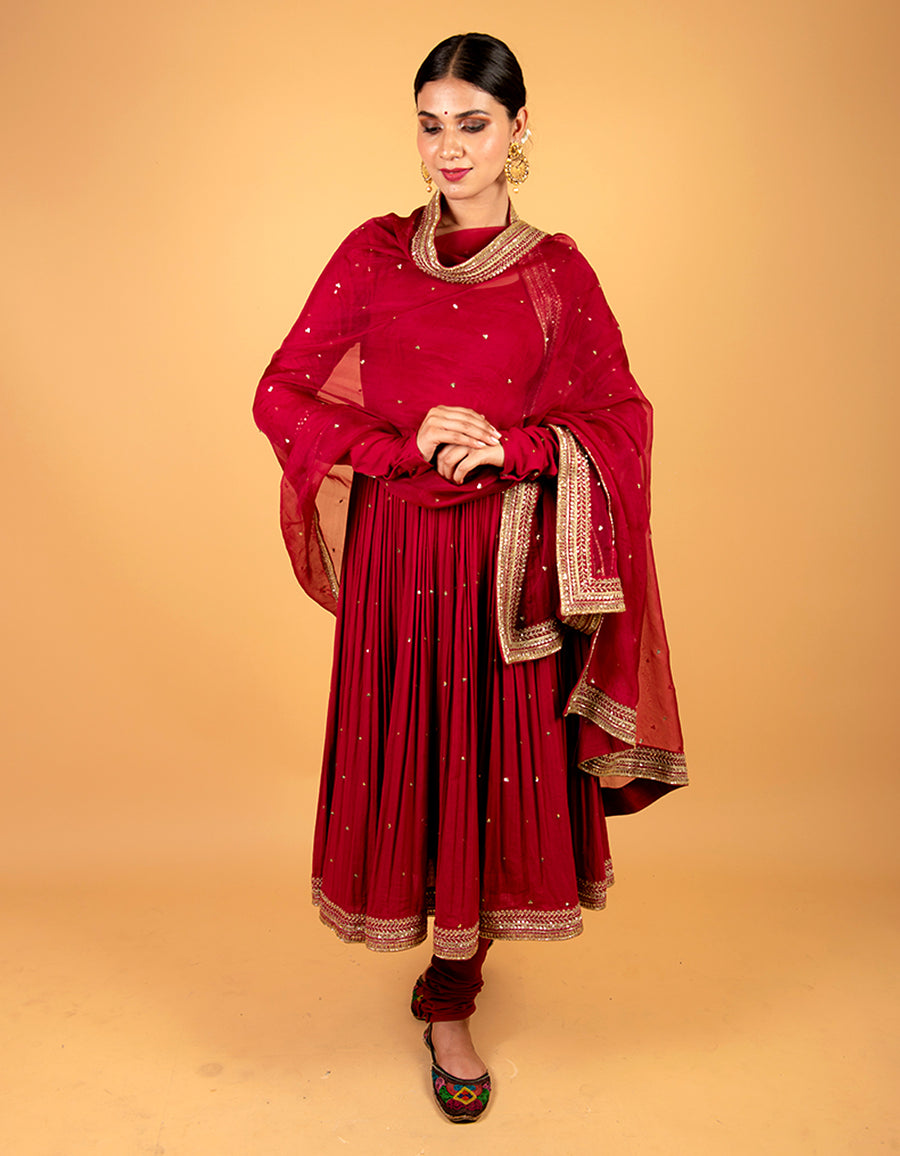Diwali Night Anarkali Gown- Liva approved main image 1