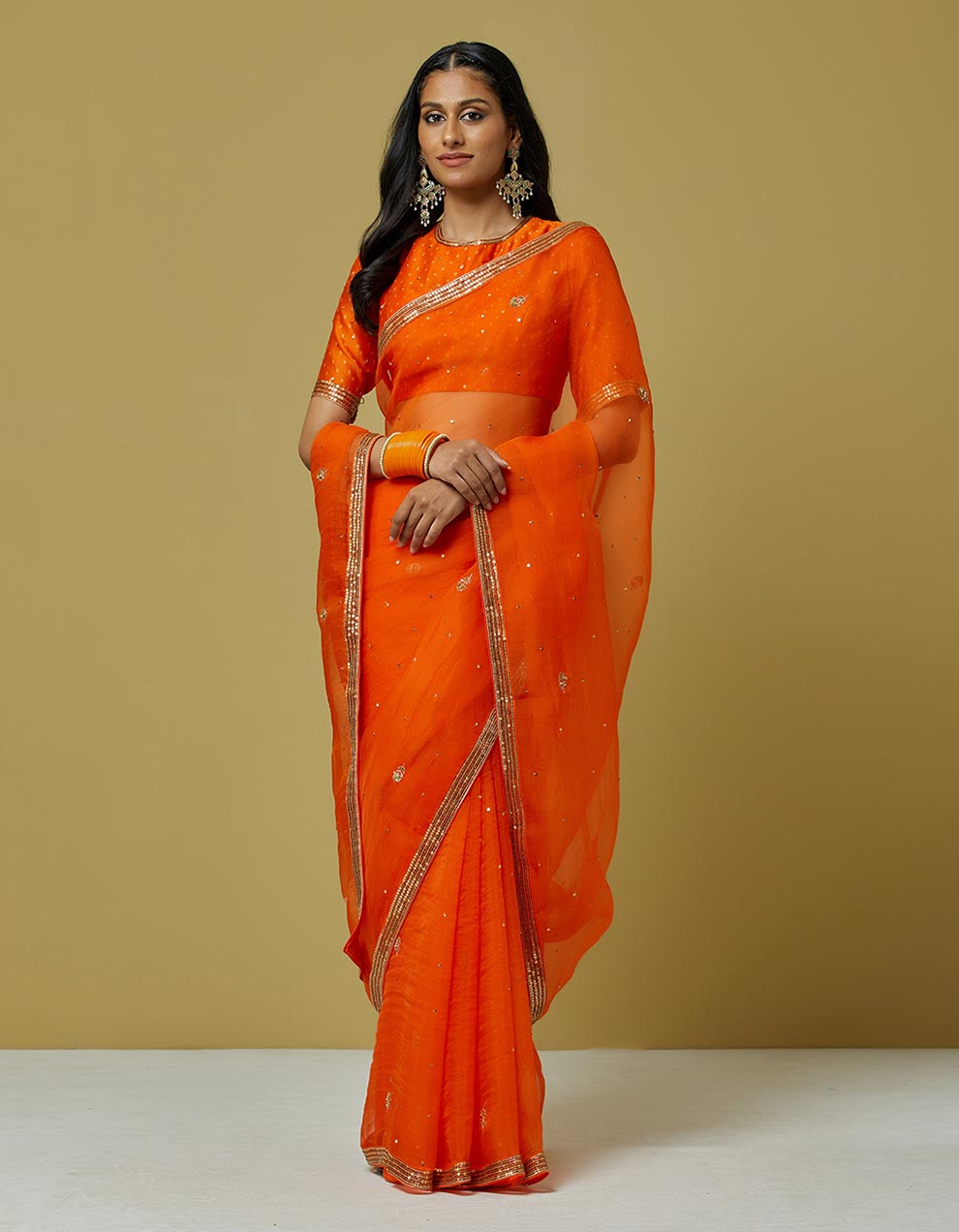 orange-embroidery-organza-saree