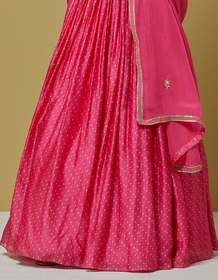 pink-embroidery-printed-chanderi-lehenga-with-organza-dupatta